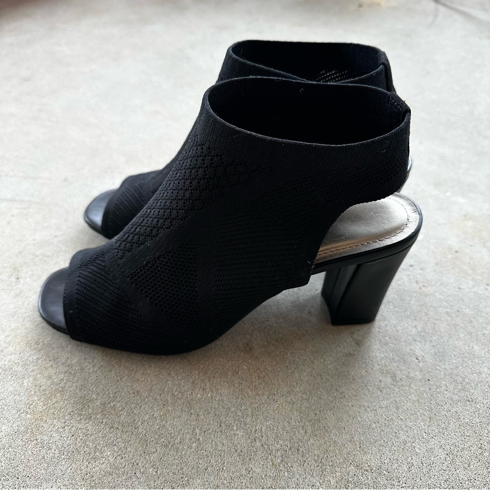Impo Vonya Stretchy Knit Black Sandal Women’s Size 9 - Picture 6 of 10
